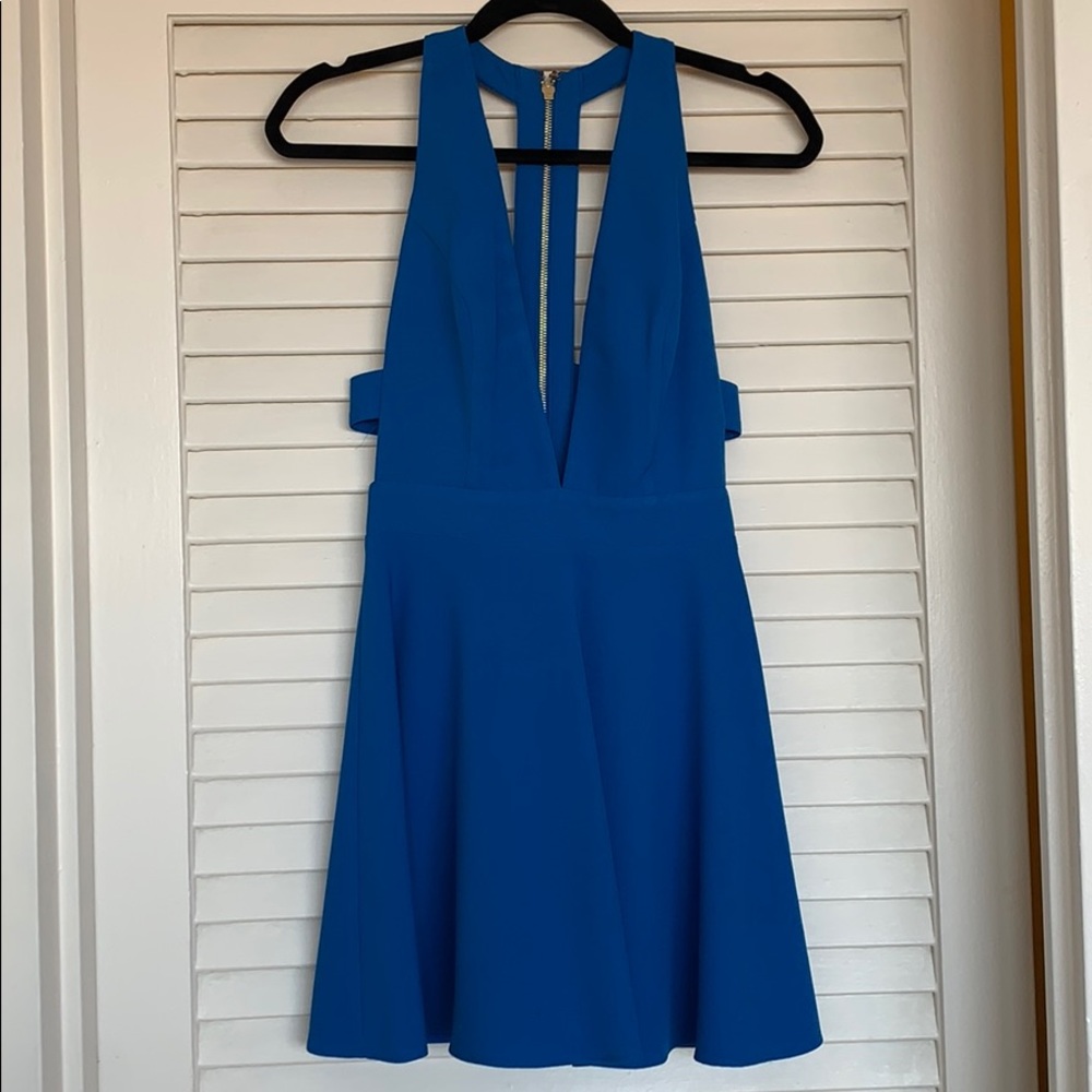 Cobalt Blue Cutout Dress